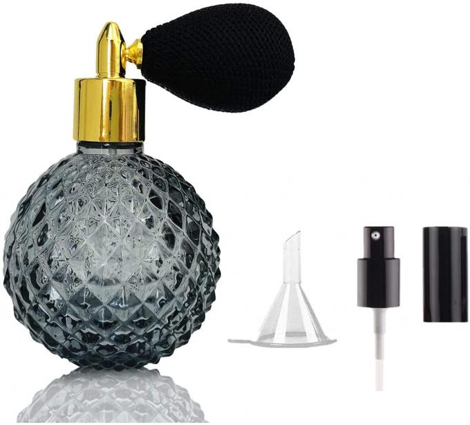 100ml গ্লাস কসমেটিক কন্টেইনার ডিজাইন এয়ারব্যাগ গ্লাস পারফিউম স্প্রে বোতল 4