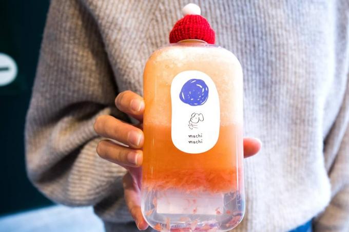 স্মুদি মিল্ক চা পানের জন্য SGS ODM প্লাস্টিক পানীয়ের বোতল 12 Oz 6