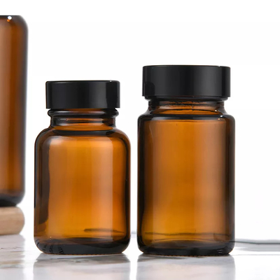 300ml Vitamin 150ml Amber Round Glass Bottle 250ml For Tablet Pill Capsule