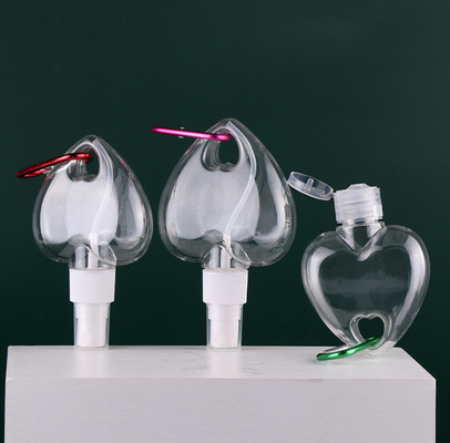 Eco Keychain Spray Bottles PET Refillable Portable Hand Sanitizer 2.1oz