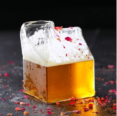 Good price বার ককটেল গ্লাস বোতলের জন্য 350ml স্পেশাল কফি পট মিল্ক বক্স বোতল স্বচ্ছ অনলাইন