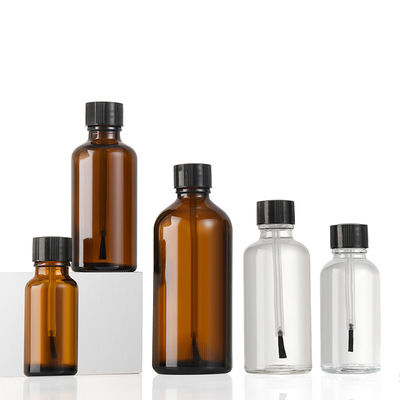 Good price ব্রাশ ক্যাপ সহ জেল নেইল পলিশ বোতল 50ml 100ml 15ml এসেনশিয়াল অয়েল বোতল অনলাইন
