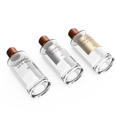 Good price 50mm Dia 3.5oz ক্রিস্টাল গ্লাস পারফিউম বোতল SGS রাউন্ড কাস্টম লোগো অনলাইন