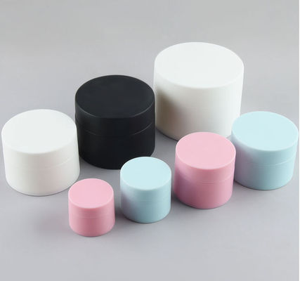 Good price পিপি ক্রিম প্লাস্টিক কসমেটিক পাত্রে 4 Oz ডাবল ওয়াল জার 7.4*5.1 সেমি অনলাইন